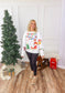 Colorful Christmas Graphic Sweatshirt