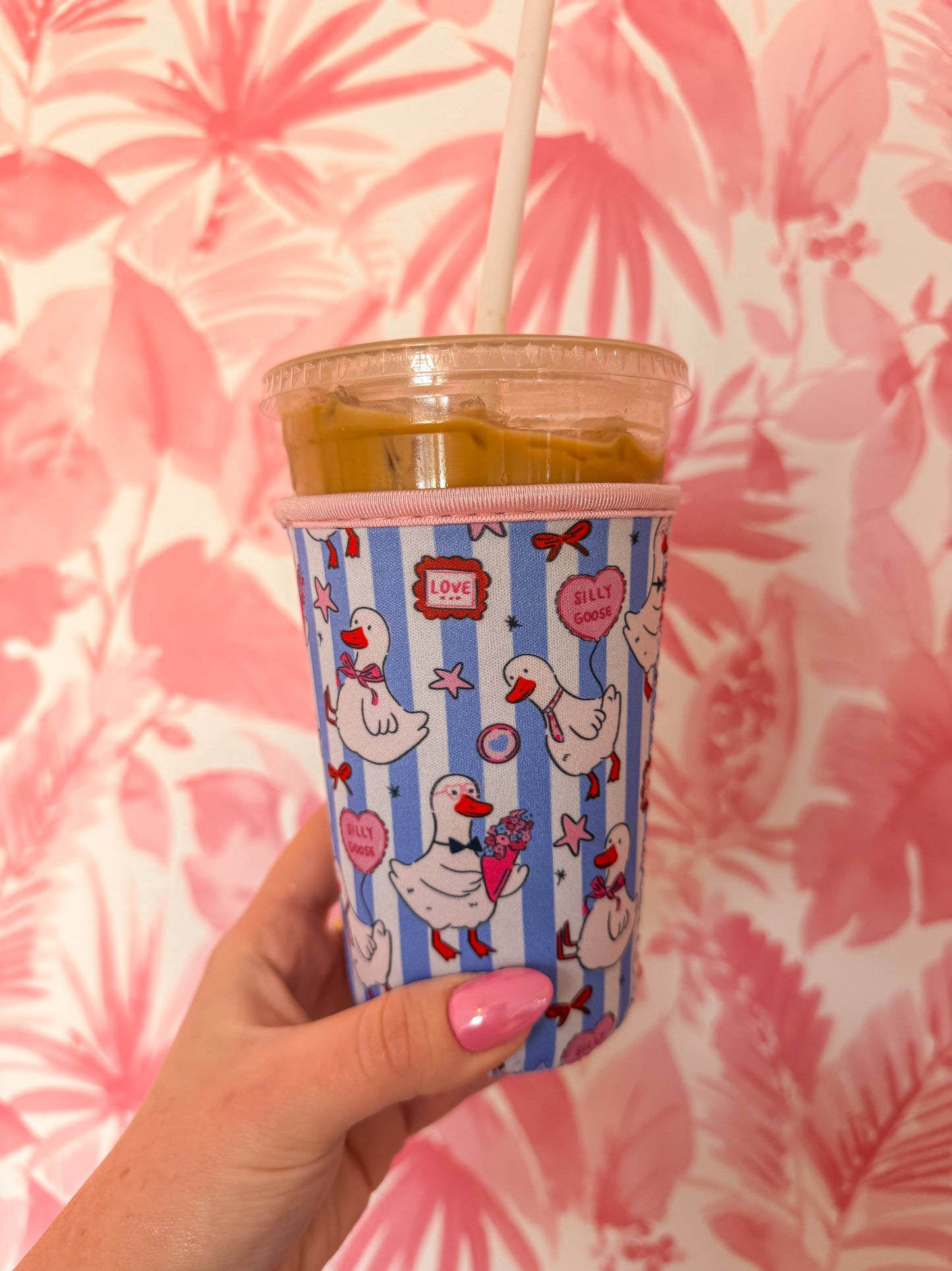 Silly Goose coffee coozie