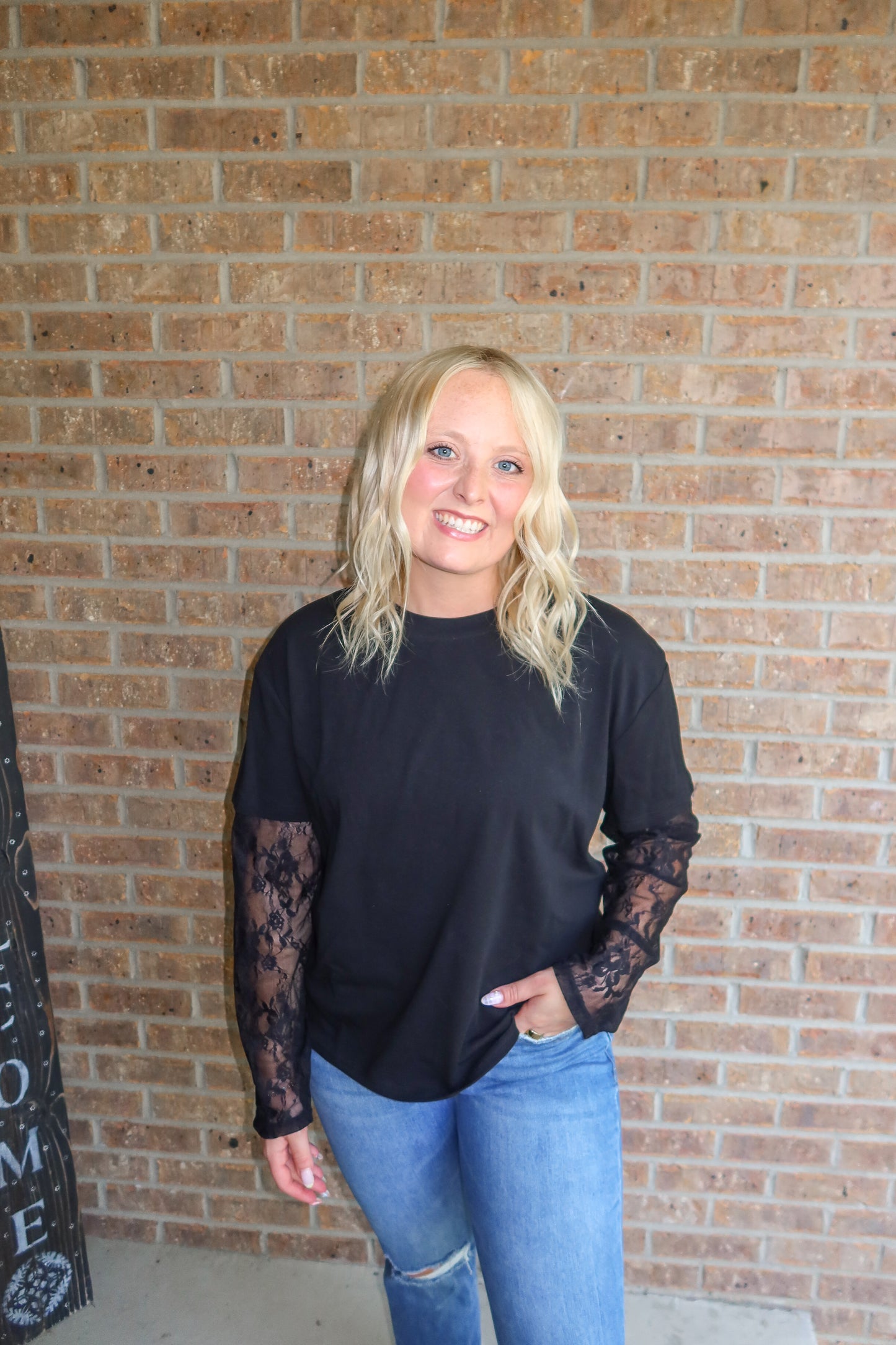 Midnight Muse Lace Top
