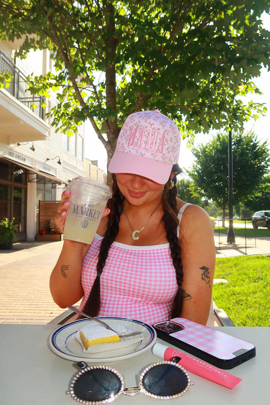 Preorder MAMA Shabby Chic Trucker Hat (ships 1-2 weeks)