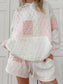 Quilted Pastel Hoodie