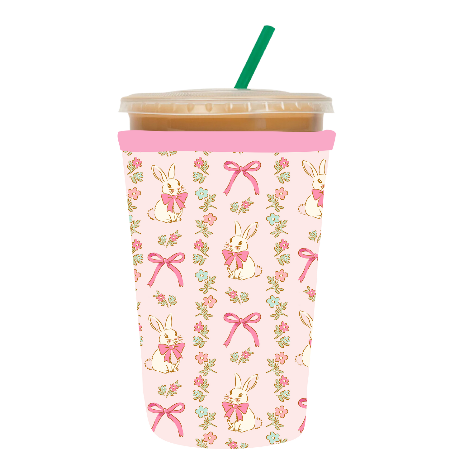 Spring Bunny Coffee Coozie