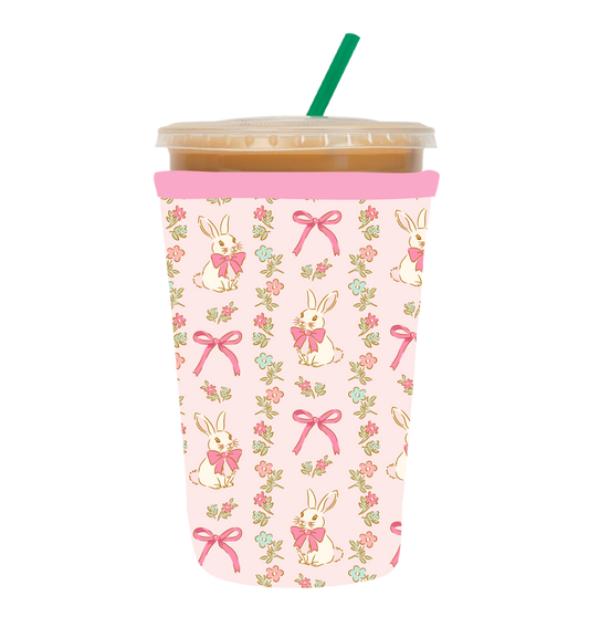 Spring Bunny Coffee Coozie