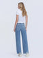 High Rise Distressed Wide Leg Jeans