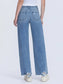 High Rise Distressed Wide Leg Jeans