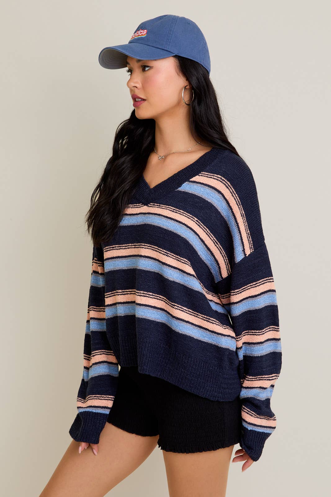 Blue Ridge Stripe Knit Sweater