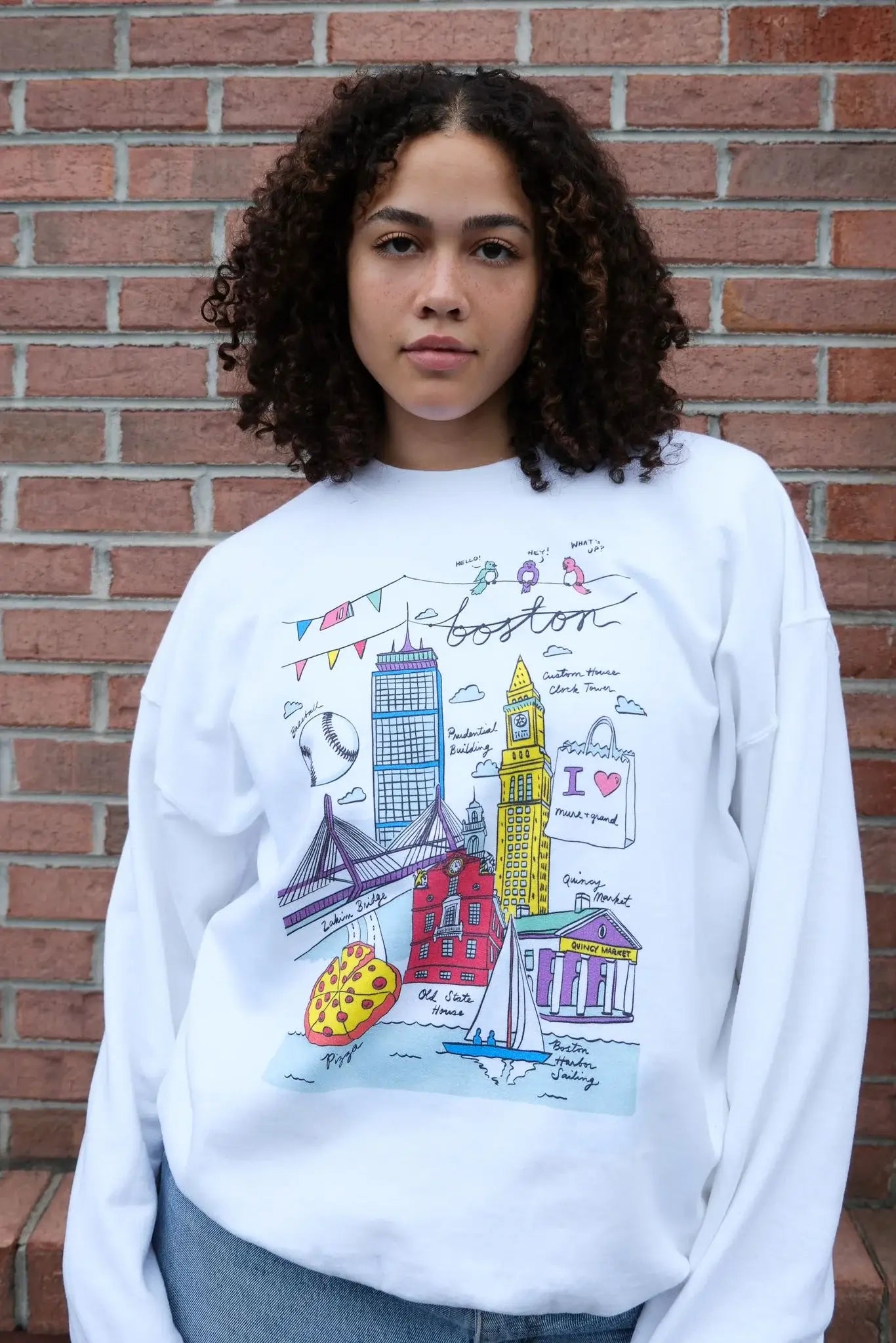 Boston Illustration Sweatshirt