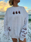 Gingerbread Recipe Christmas Embroider Sweatshirt