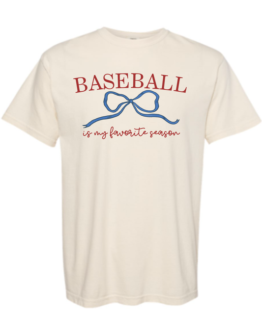 Baseball Is My Favorite Season Tee