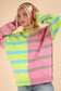 Daydream Oversized Striped Knit Sweater