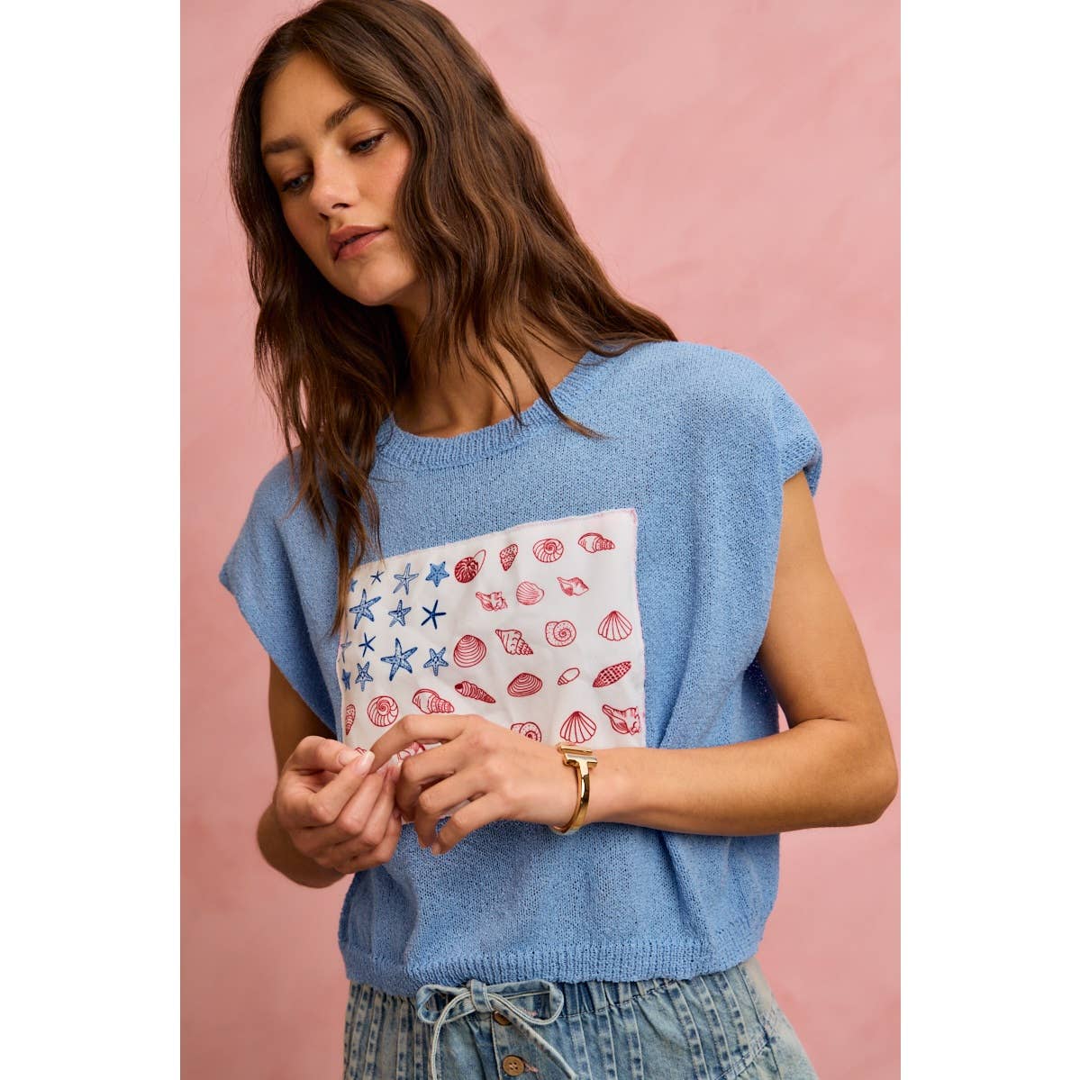 Star-Spangled Shoreline Sweater
