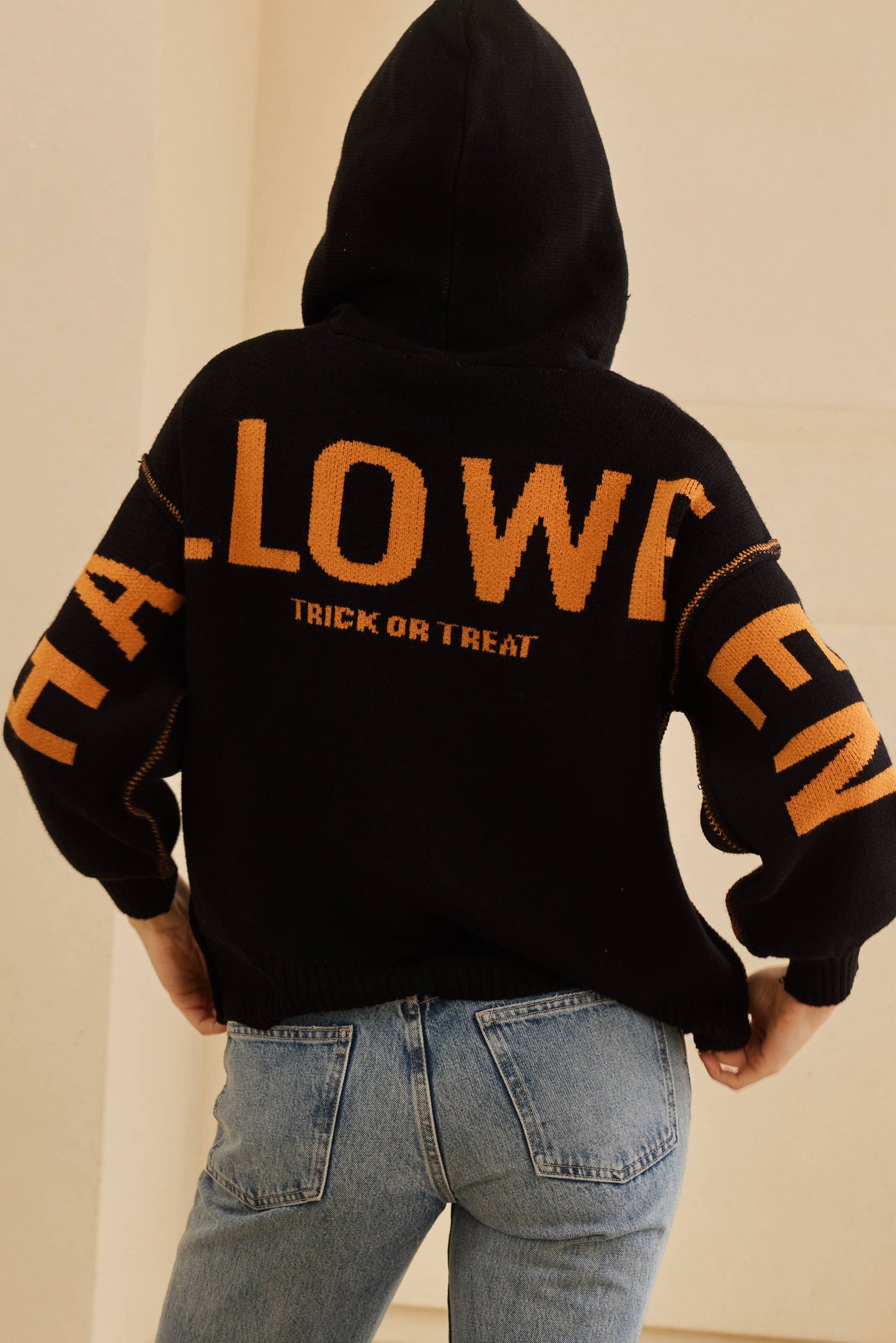 Hooded Halloween Sweater