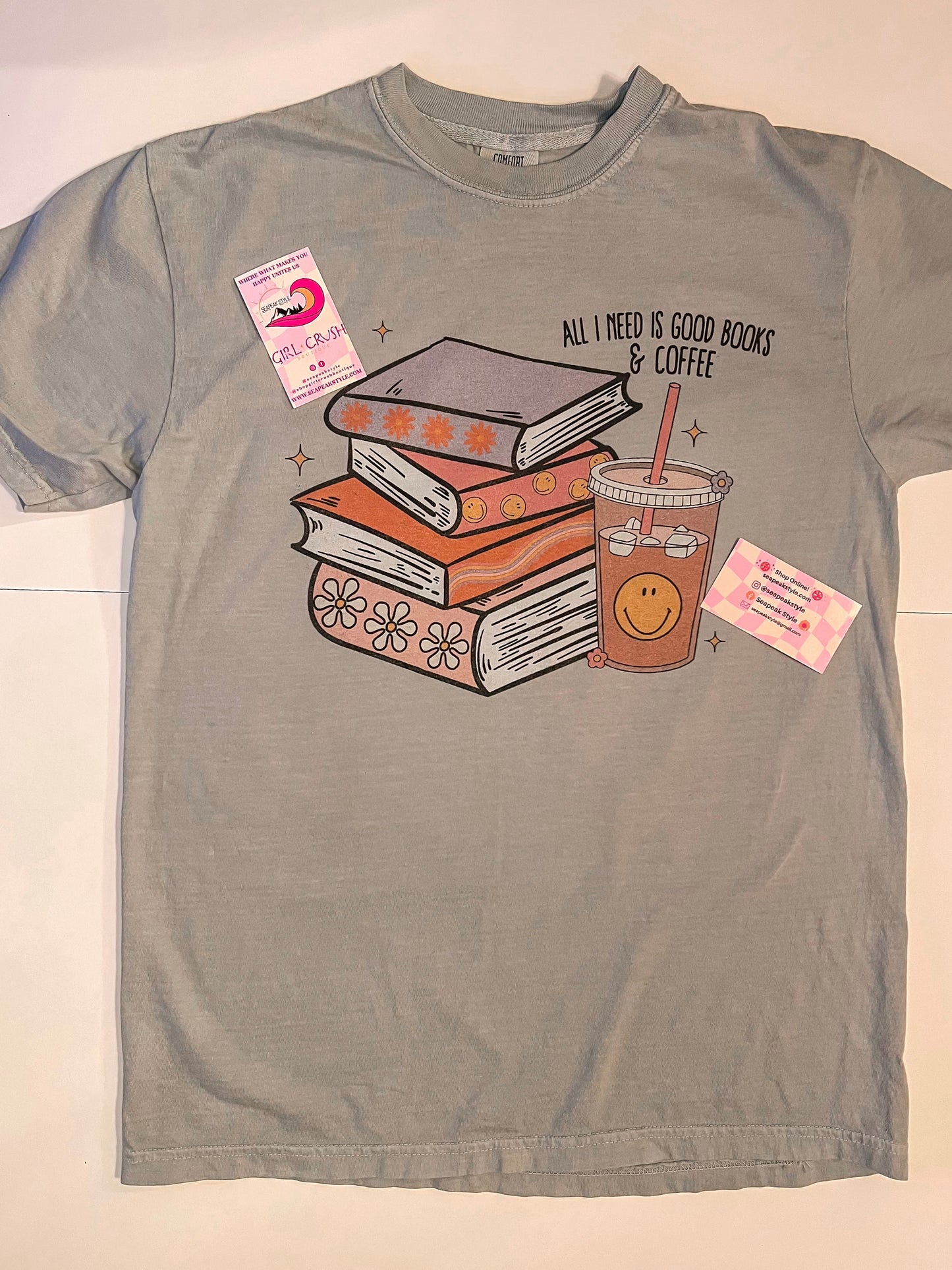 Books & Coffee Tee