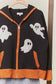 Ghost Zip up Hoodie