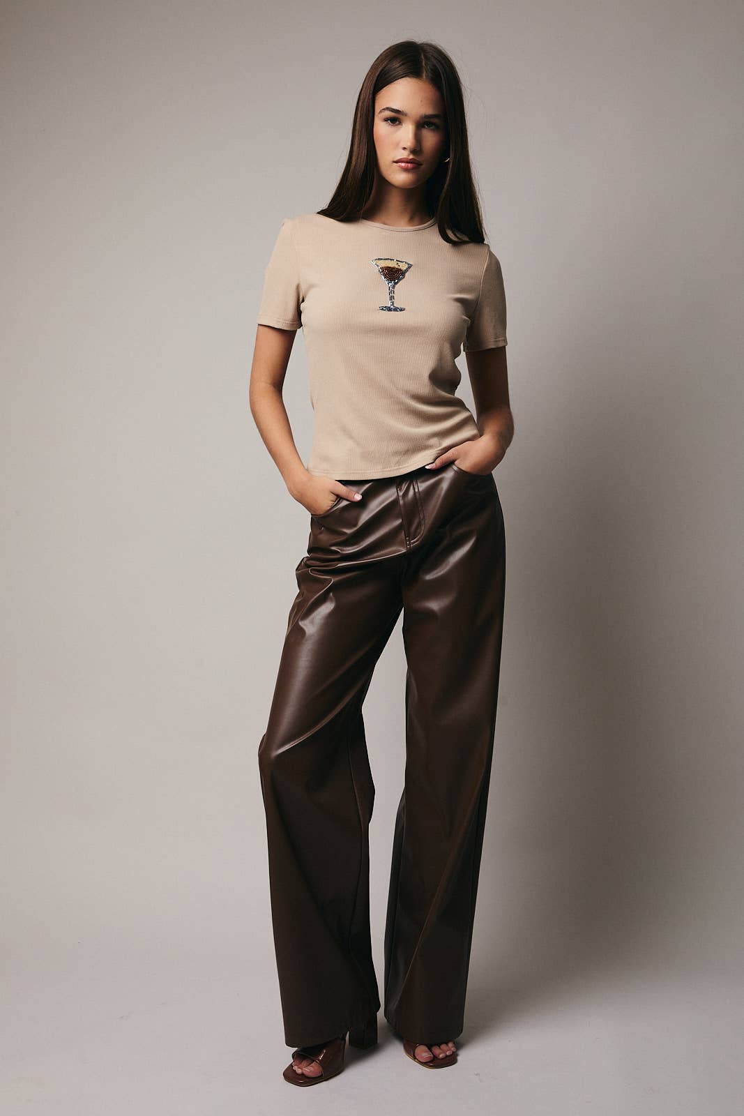 Martini Moment Ribbed Tee