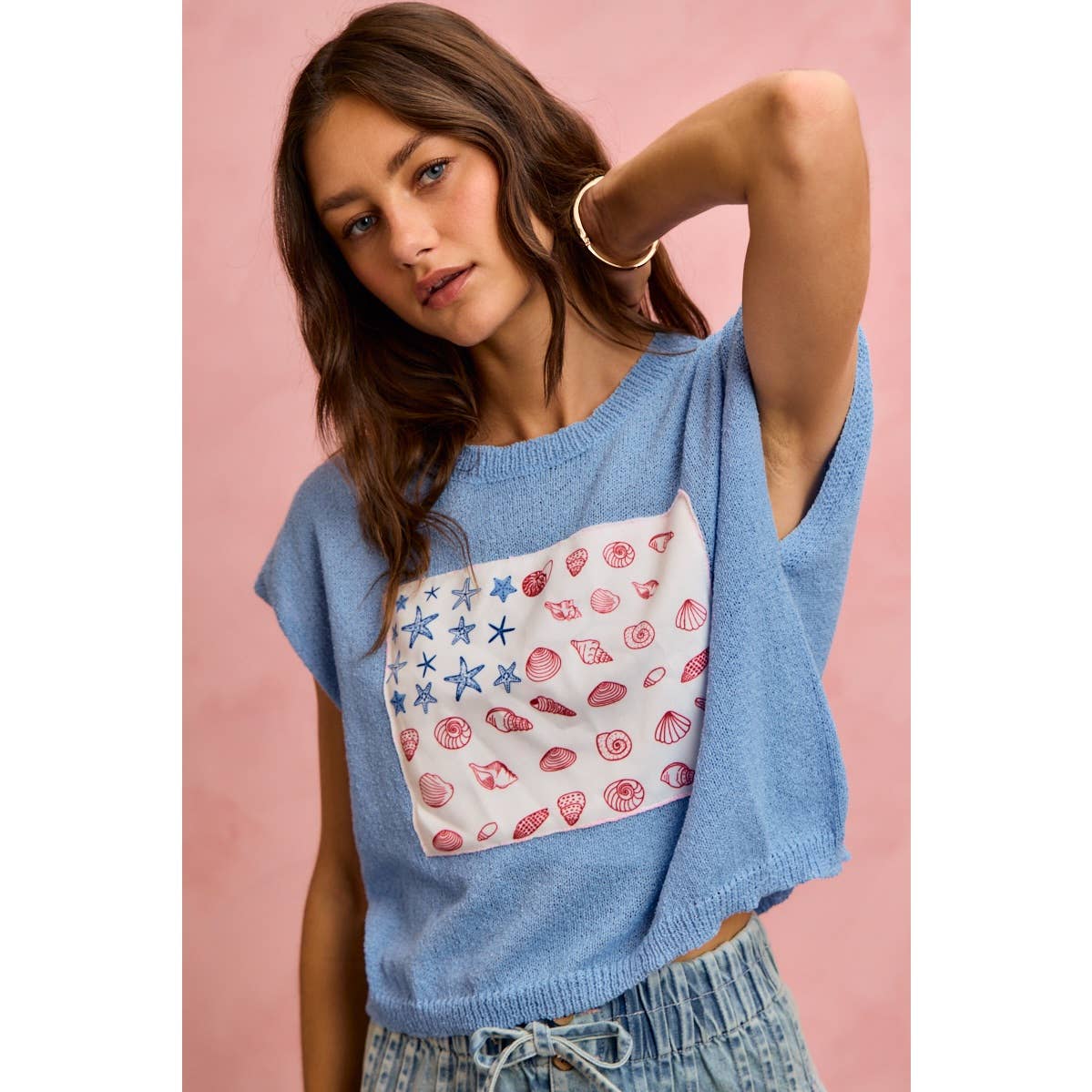 Star-Spangled Shoreline Sweater
