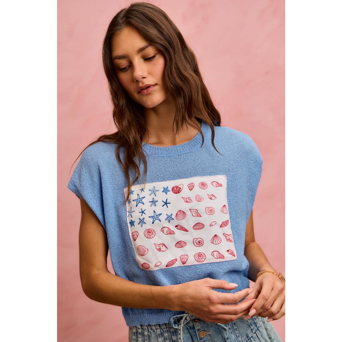 Star-Spangled Shoreline Sweater