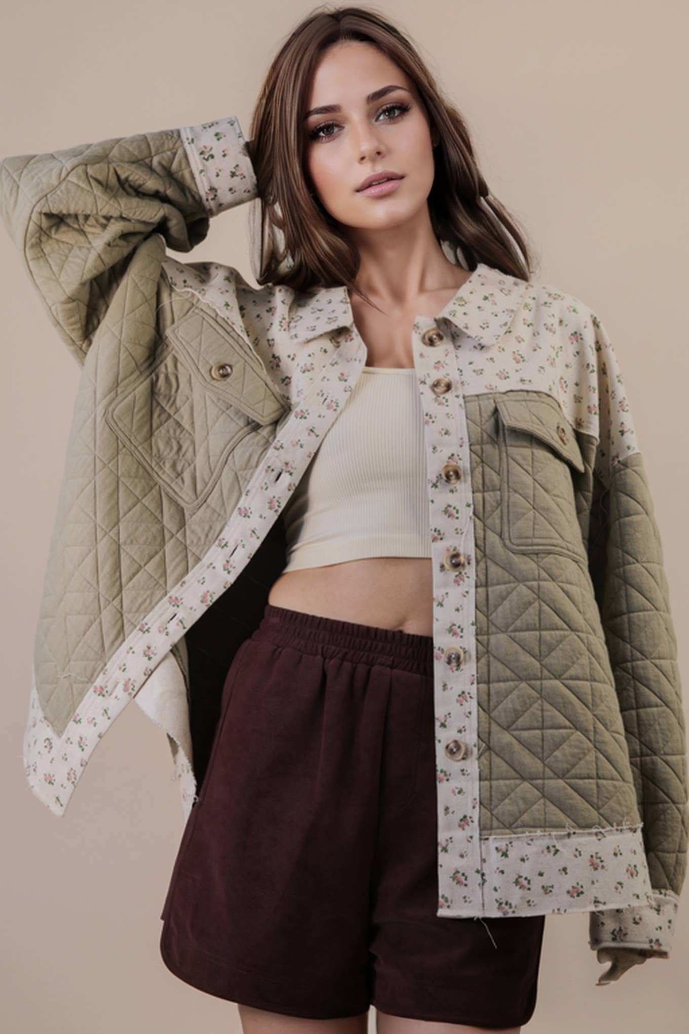 Oversized Floral Jacket