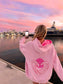Ocean Heart Embroidered Oversized Hoodie