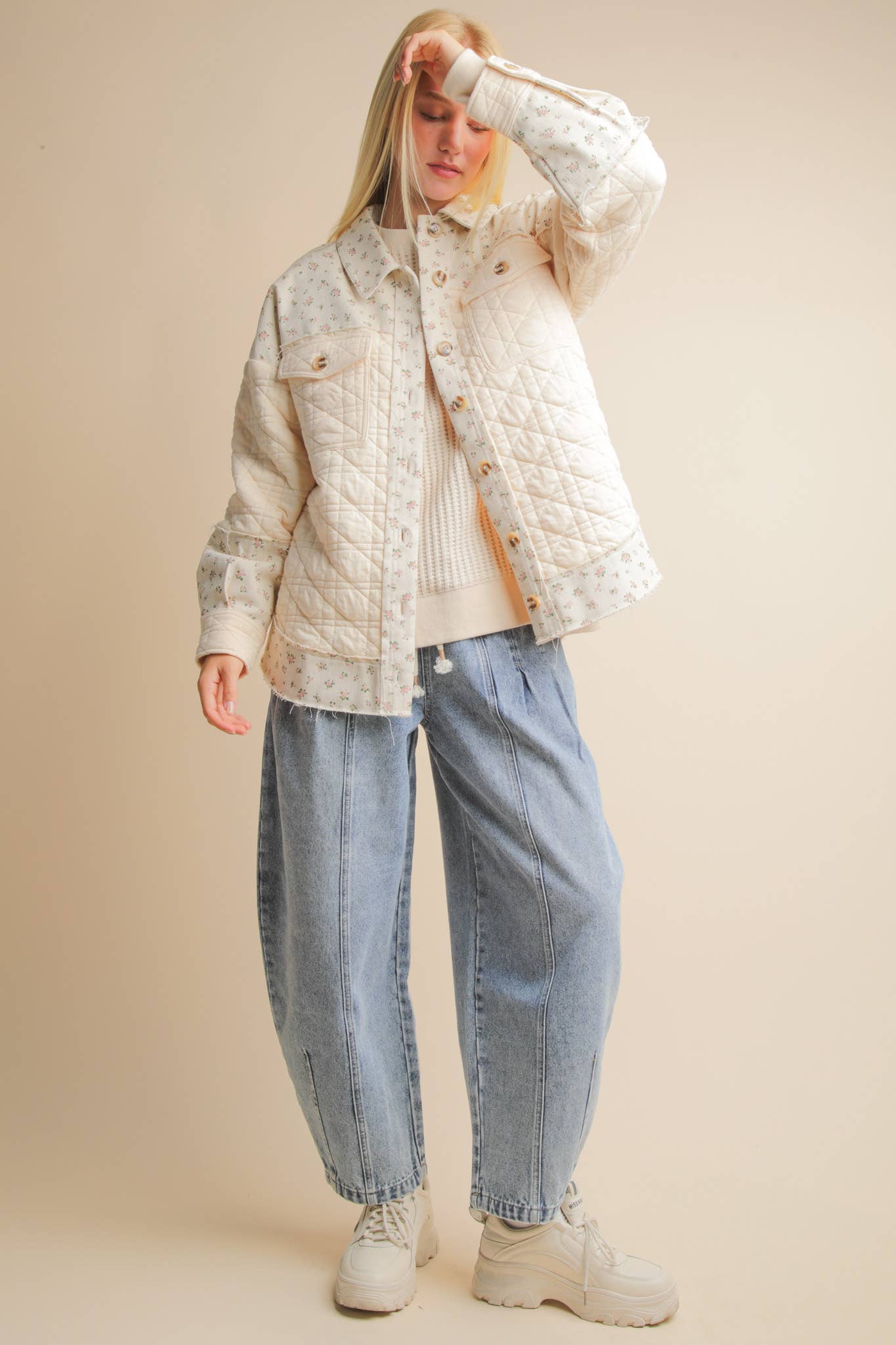 Oversized Floral Jacket