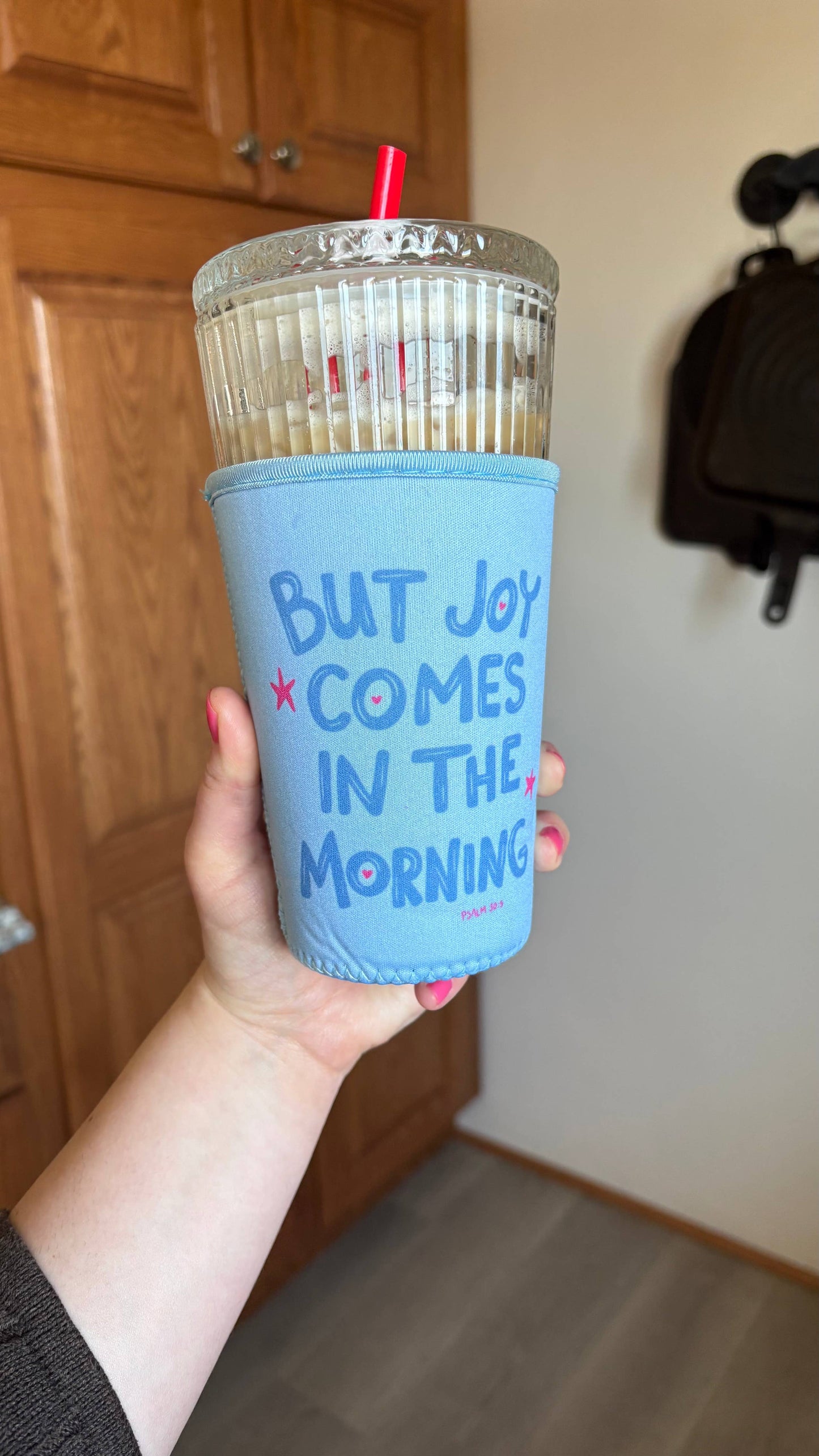 Joy in the Morning Coffee Coozie