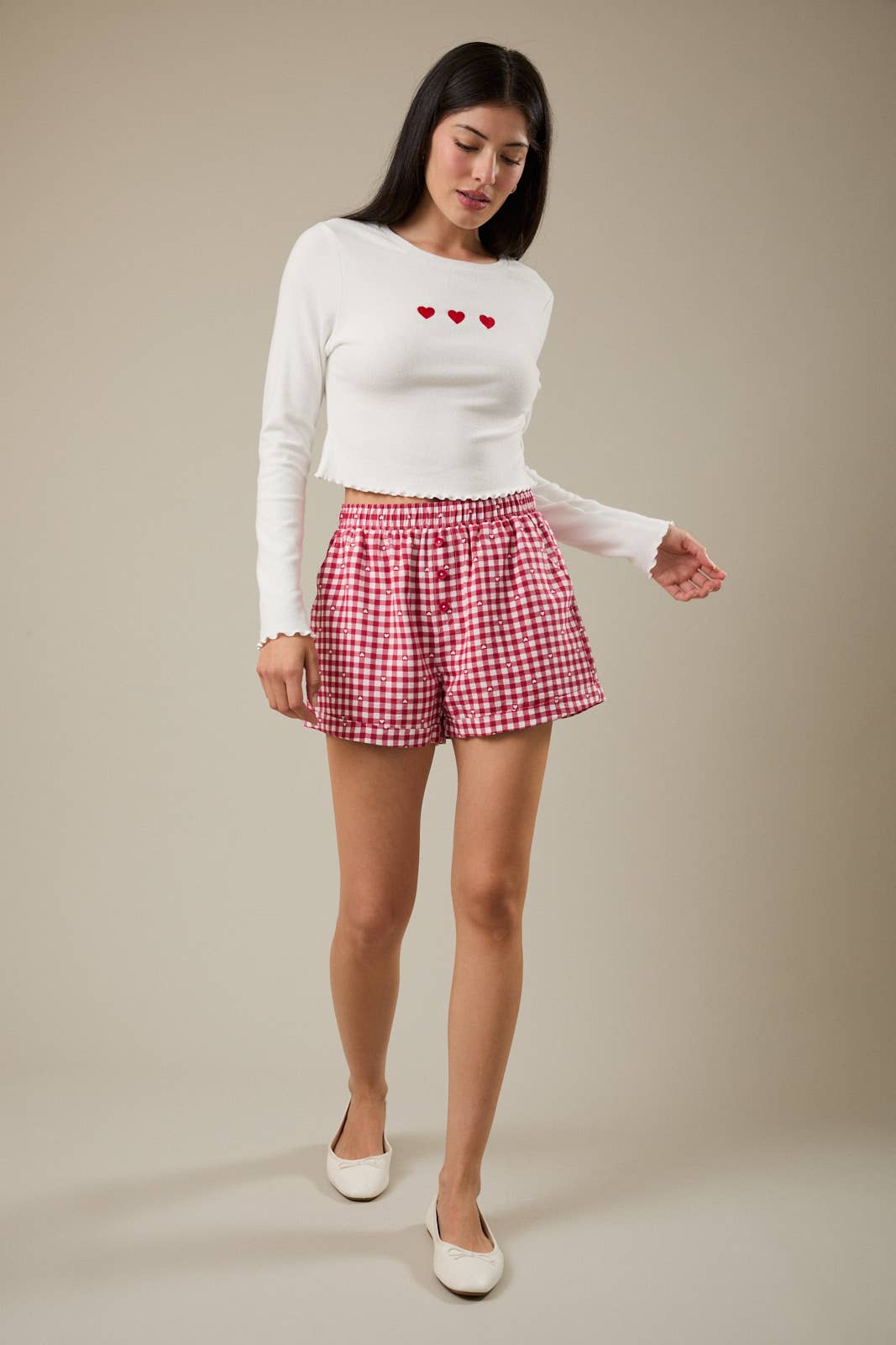 Sweetheart Gingham Boxer Shorts