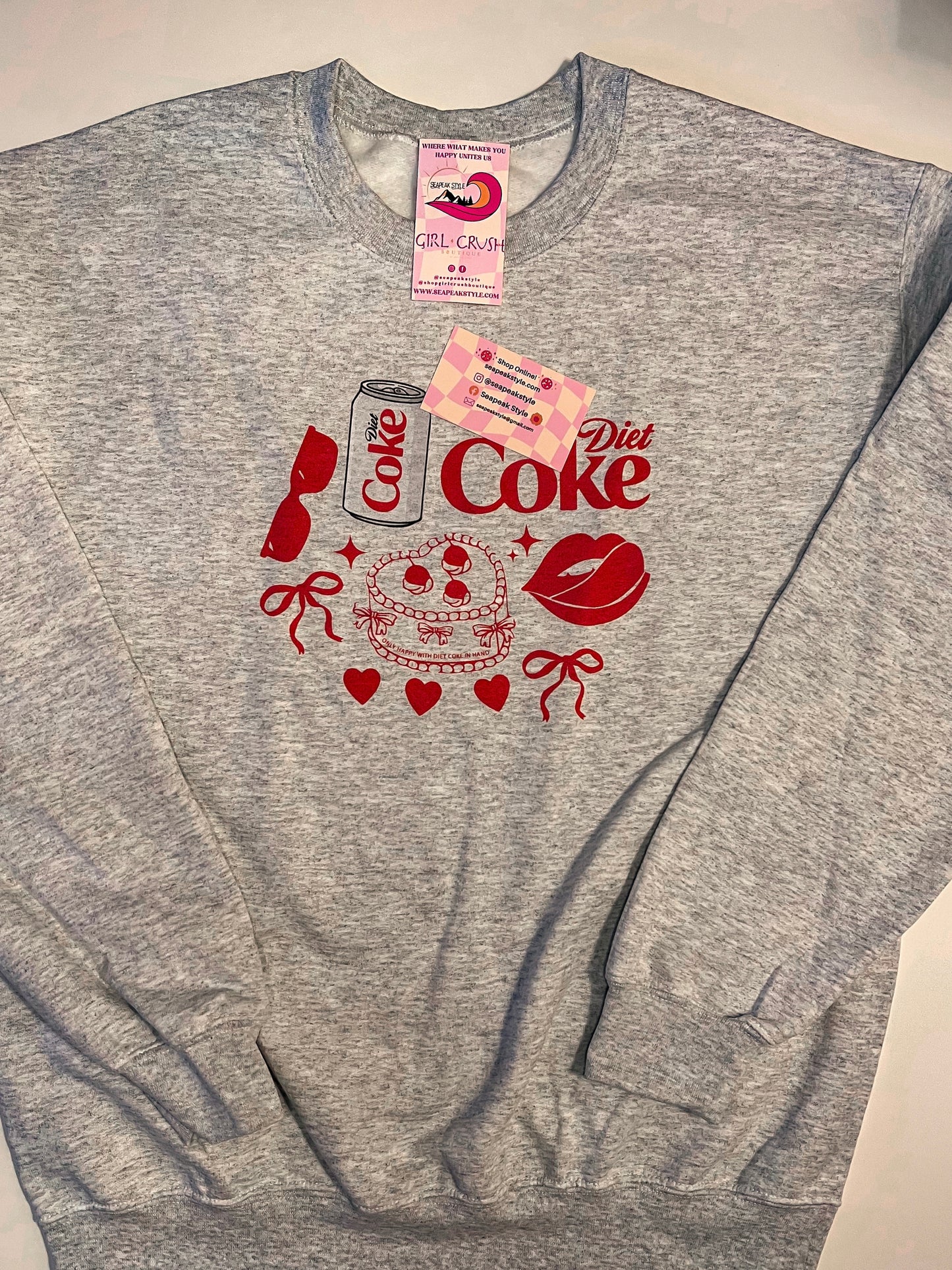 Diet Coke Collage Sweatshirt