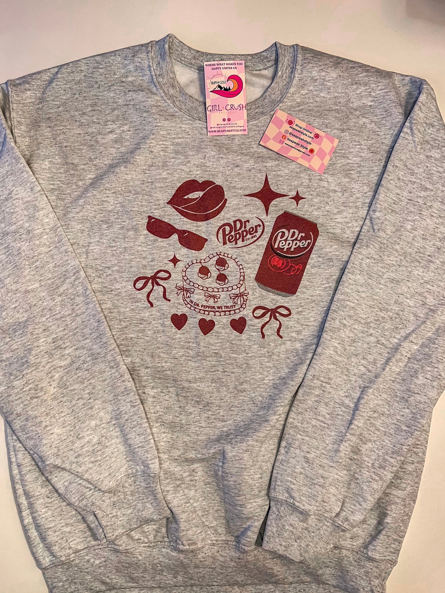 Dr. Pepper Collage Sweatshirt