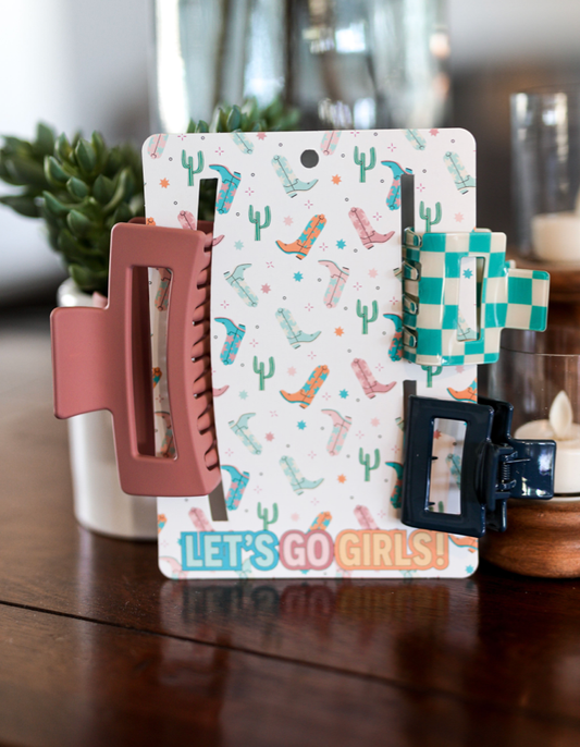 Claw Clip Hair Set - Let's Go Girls