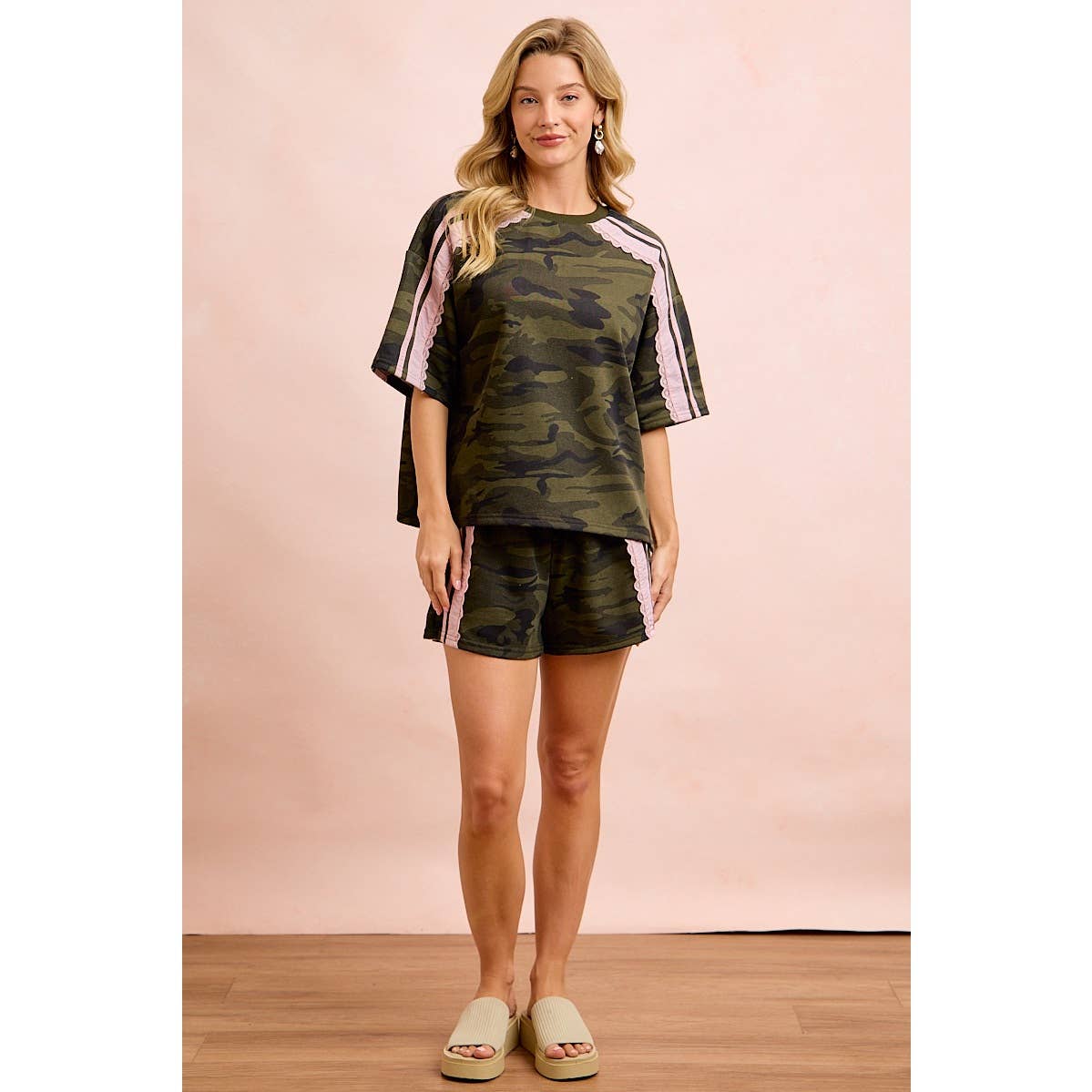 Camo Terry Shorts