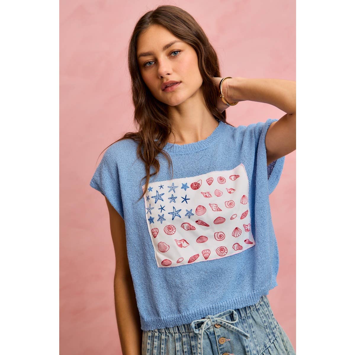 Star-Spangled Shoreline Sweater