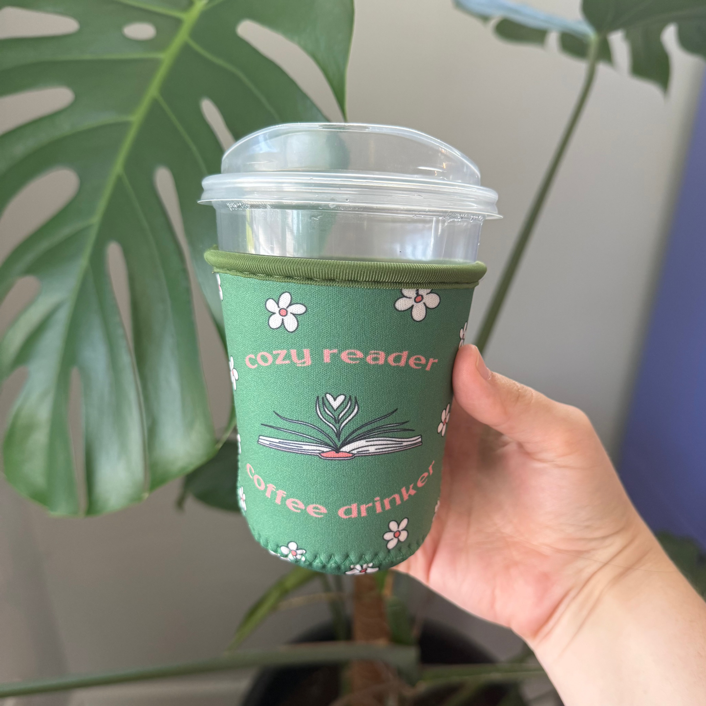 Cozy Reader Coffee Coozie