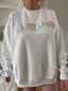 Old Harbor Garden Embroider Oversized Sweatshirt