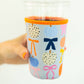 Pumpkins & Bows coffee coozie
