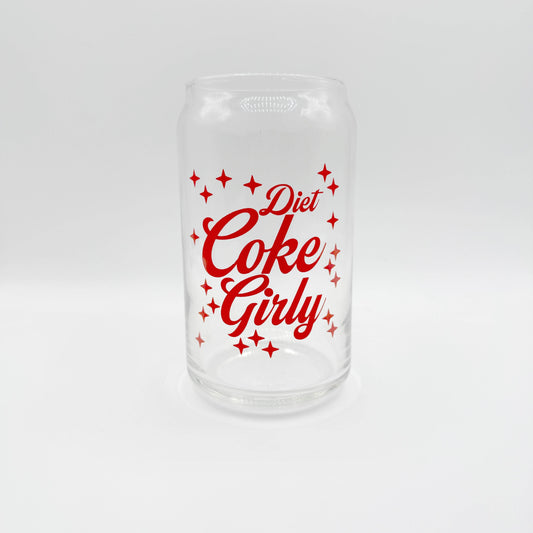 Diet Coke Girly Glass