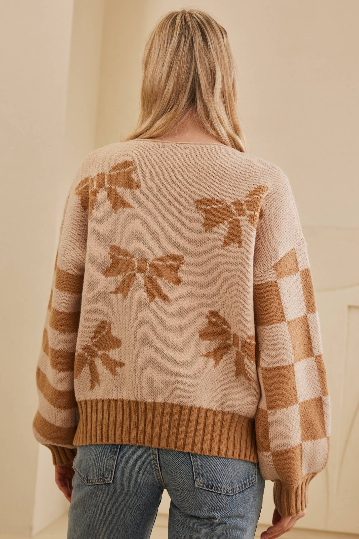 Cinnamon Ribbon Sweater