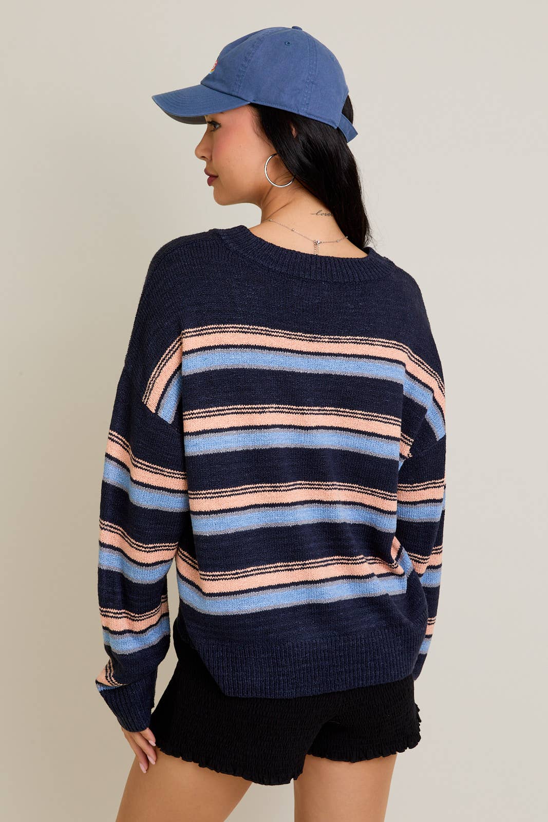 Blue Ridge Stripe Knit Sweater