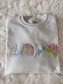 Old Harbor Garden Embroider Oversized Sweatshirt