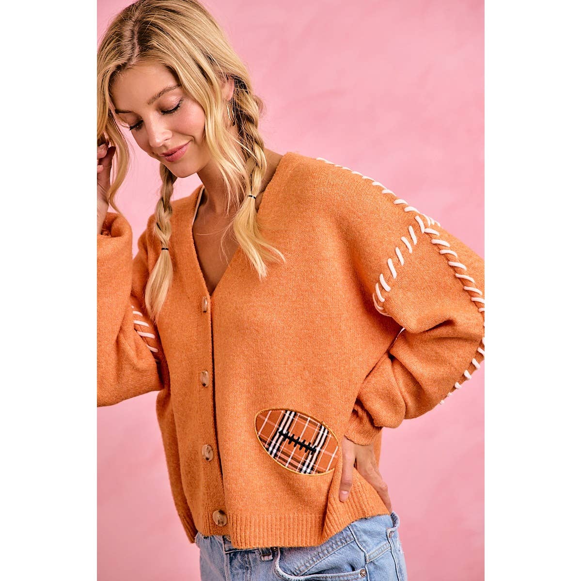 First Down Fall Cardigan