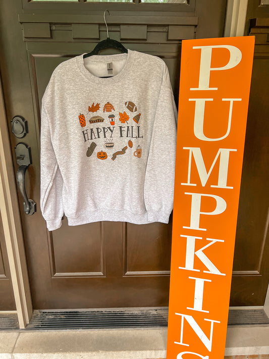 Happy Fall Crewneck Sweatshirt