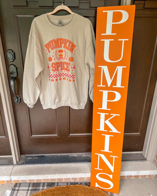 Pumpkin Spice Sand Crewneck Sweatshirt