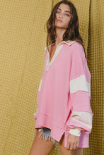 Load image into Gallery viewer, Sunset Pink French Terry Top
