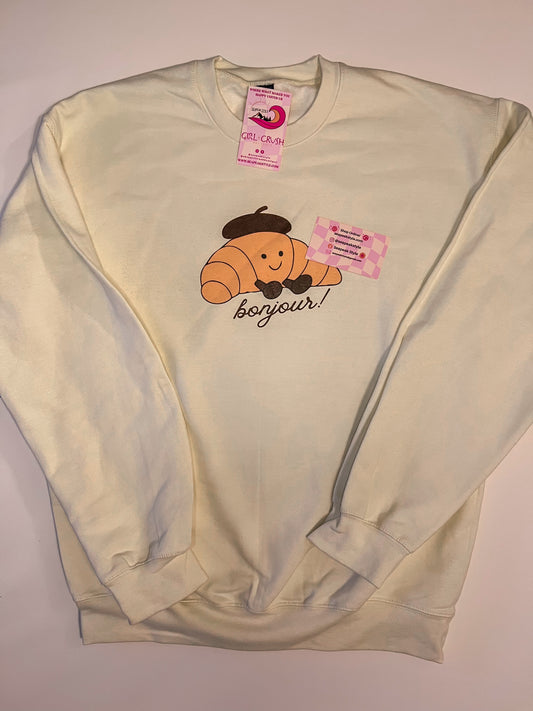 Jellycat Bonjour Croissant Sweatshirt