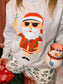 Santa Loves iced coffee sweatshirt